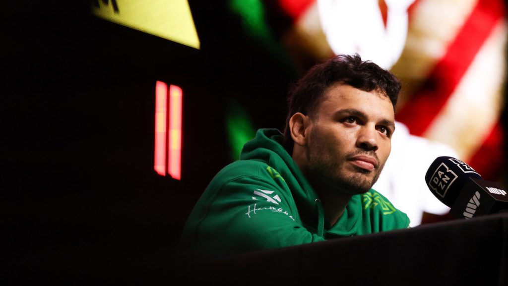 El boxeador mexicano Julio César Chávez Jr.
