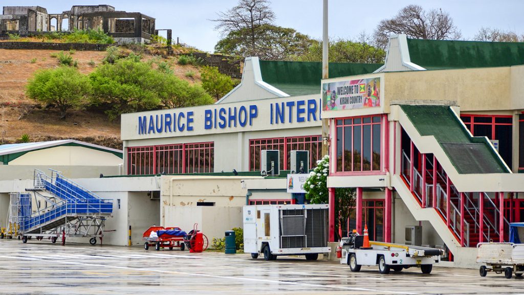 Aeropuerto Internacional Maurice Bishop, en Saint George, Granada.