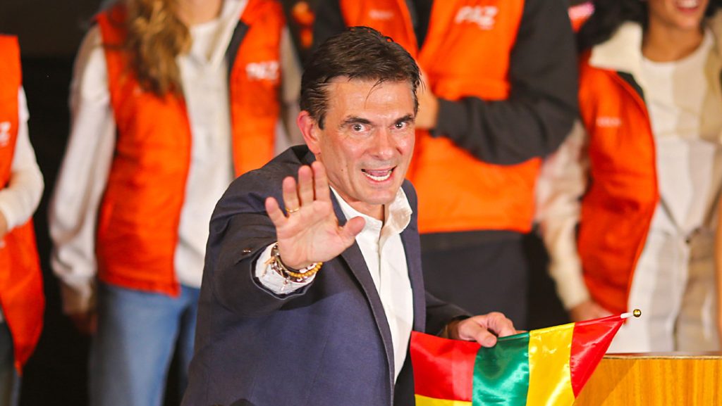 Rodrigo Paz, presidente electo de Bolivia.