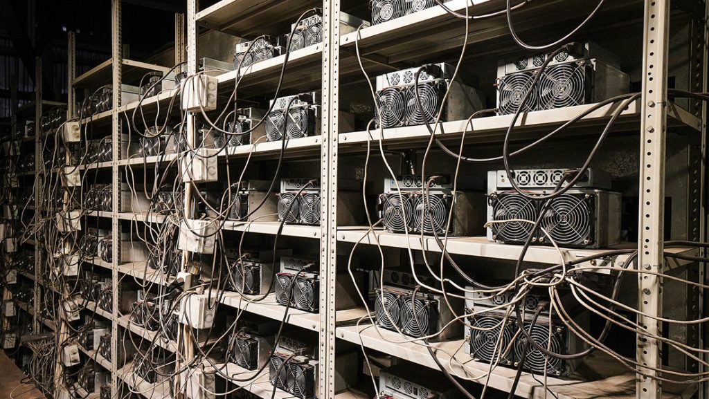 Una granja de cripto.