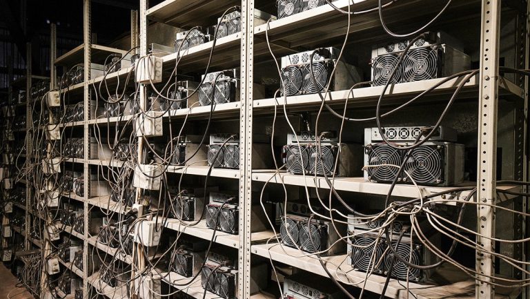 Una granja de cripto.