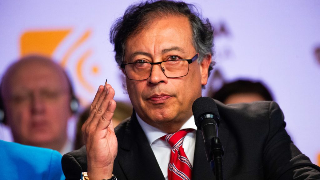 El presidente colombiano, Gustavo Petro.