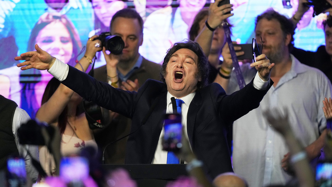 Javier Milei durante un acto celebrado en Buenos Aires (Argentina), el 26 de octubre de 2025.