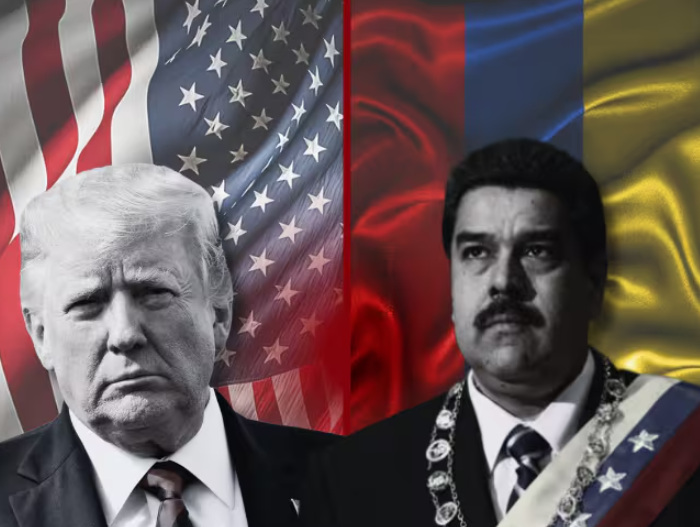 Maduro y Trump.