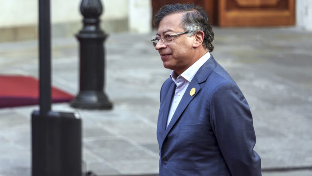 El presidente colombiano Gustavo Petro en Santiago de Chile, 21 de julio del 2025.