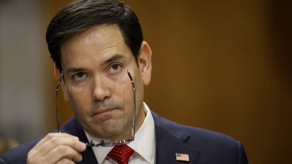 El secretario de Estado estadounidense, Marco Rubio.