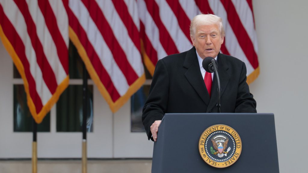 El presidente de EE.UU., Donald Trump.