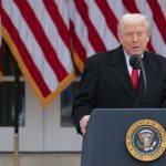 El presidente de EE.UU., Donald Trump.