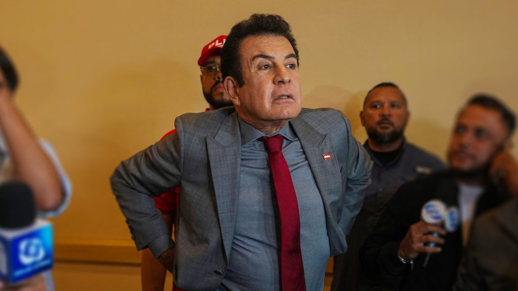 El candidato presidencial del Partido Liberal, Salvador Nasralla.