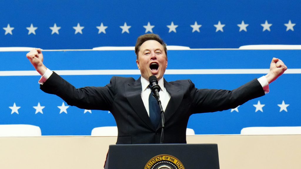 El CEO de Tesla Elon Musk en Washington D.C., 20 de enero del 2025.