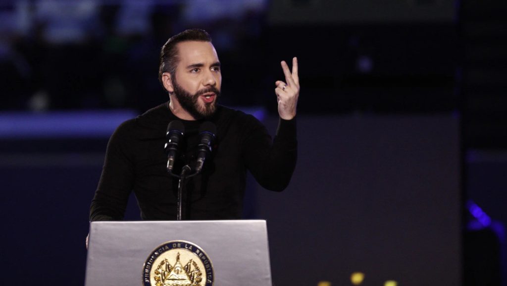 El presidente de El Salvador, Nayib Bukele.