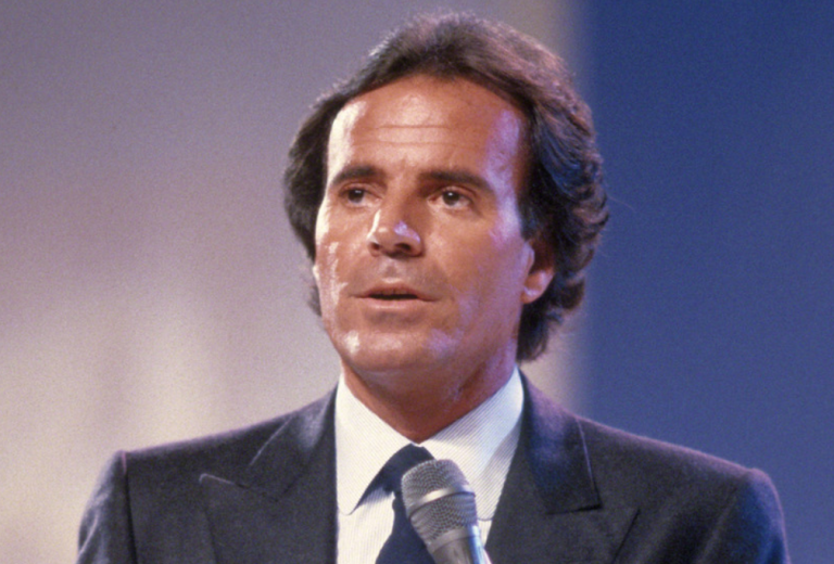 El cantante español Julio Iglesias.