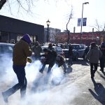 Manifestantes en Mineápolis, Minesota, el 24 de enero de 2026.