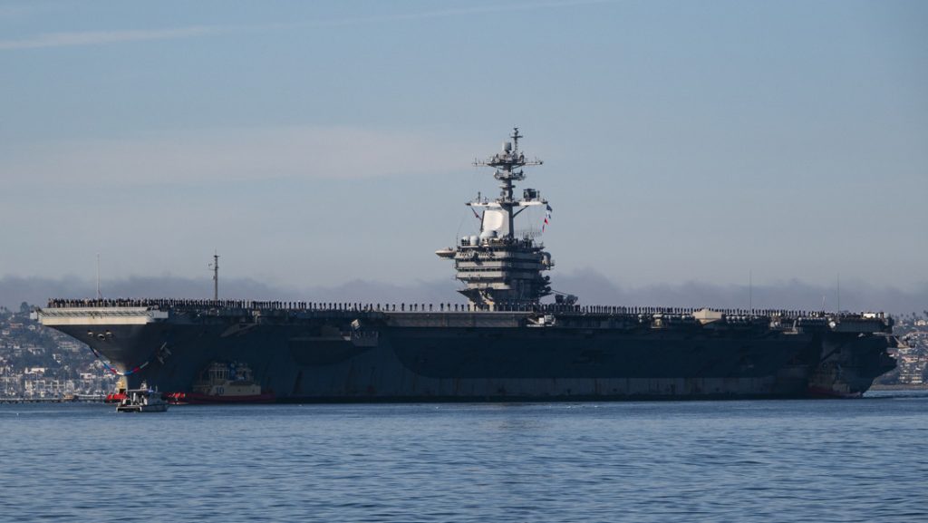 USS Abraham Lincoln.