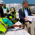 Más de 65 toneladas de insumos médicos estadounidenses arribaron a Venezuela (X de Embajada de Estados Unidos en Venezuela)