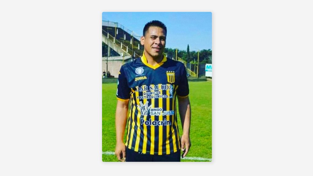 El exfutbolista Lucas Ignacio Pires.