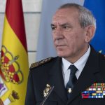 El director adjunto operativo de la Policía Nacional de España, José Ángel González Jiménez, durante una comparecencia de prensa