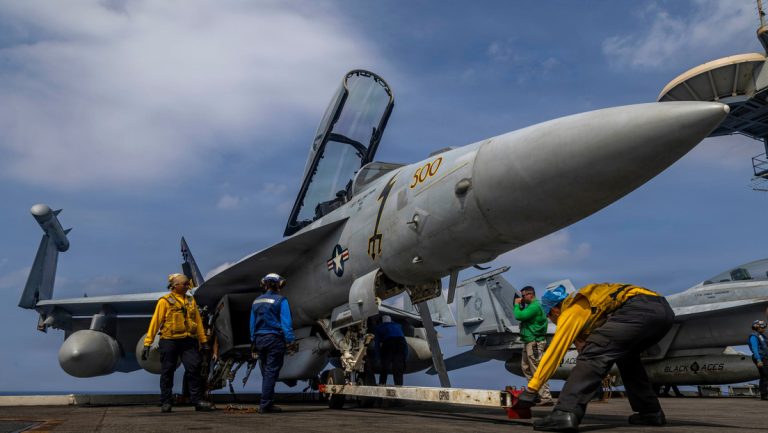Un avión de guerra de EEUU.