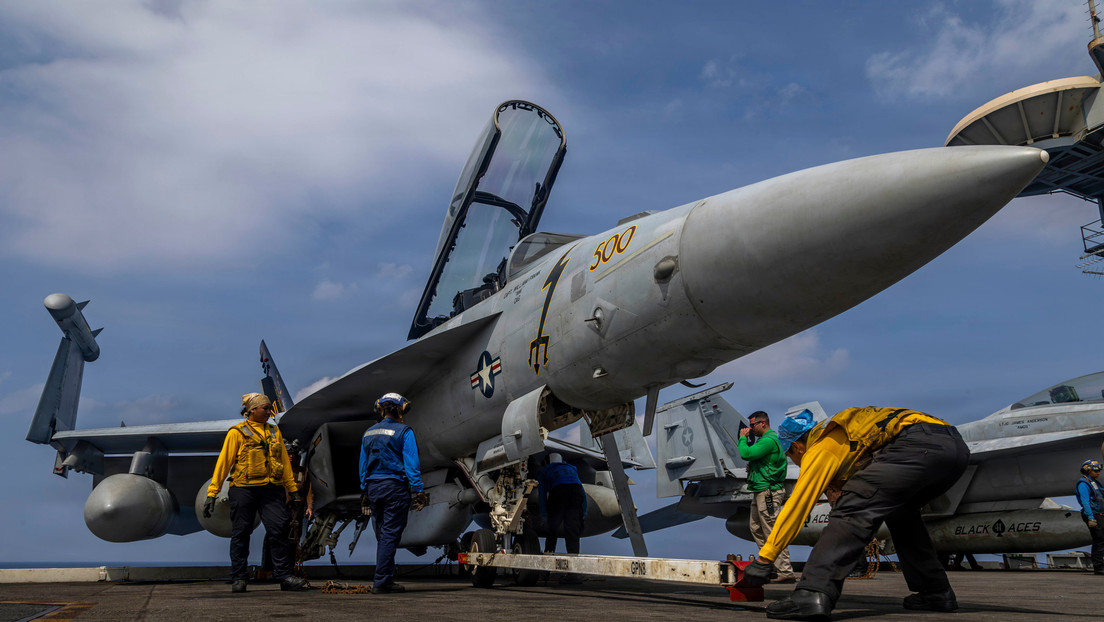 Un avión de guerra de EEUU.