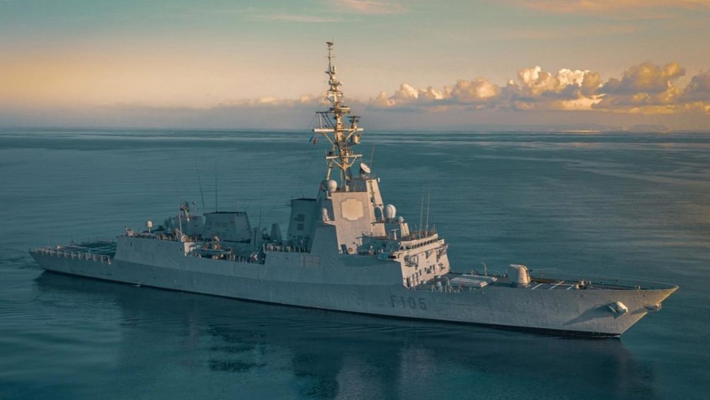 La fragata española F-15 Cristóbal Colón.