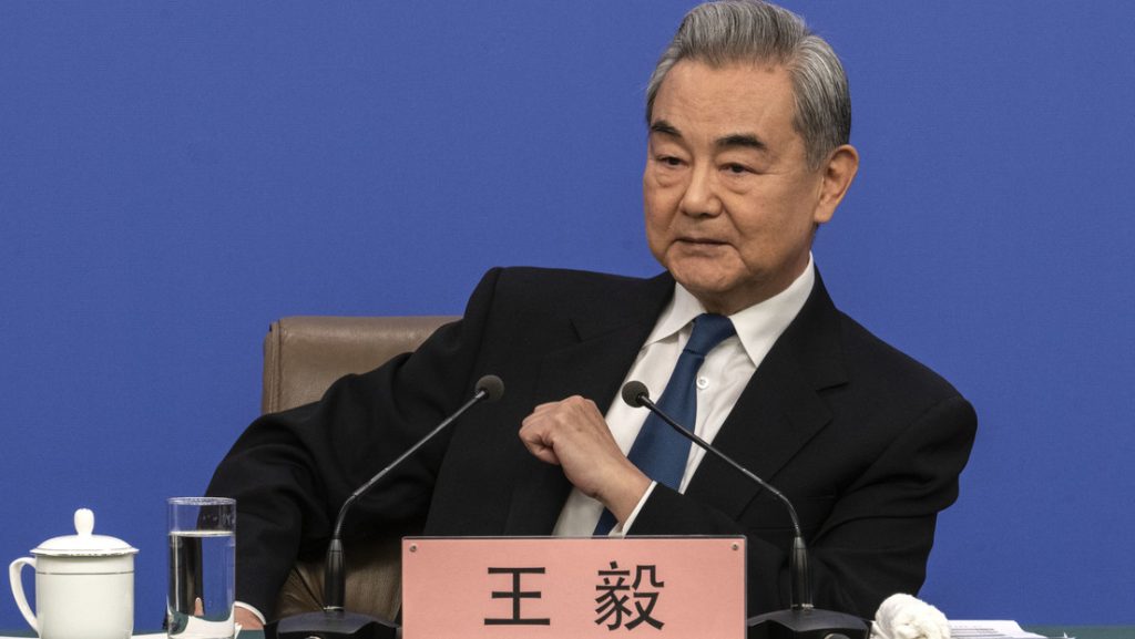 El ministro de Exteriores de China, Wang Yi.