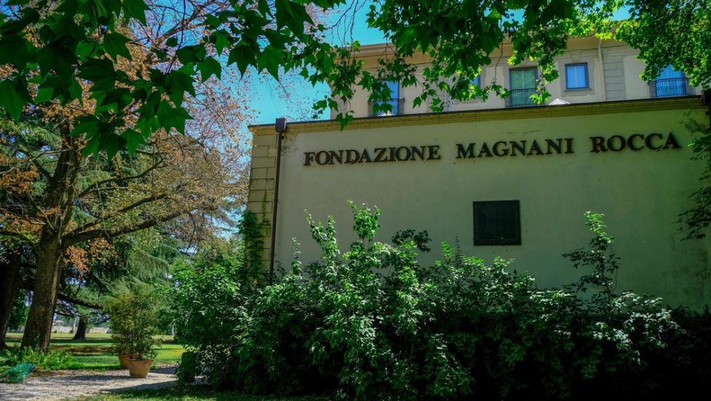 El edificio de la Fundación Magnani Rocca en la provincia de Parma (Italia).